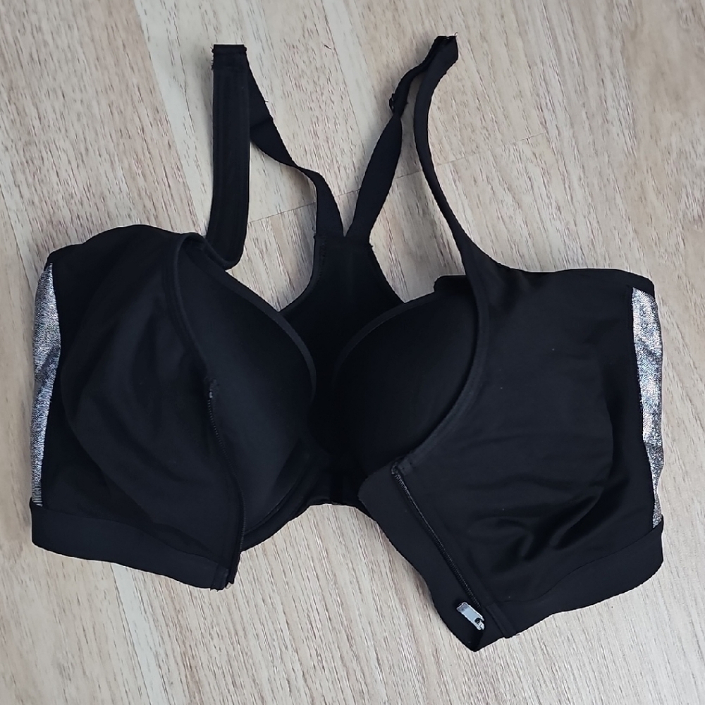 Victoria's Secret Black Bra with Silver Accents